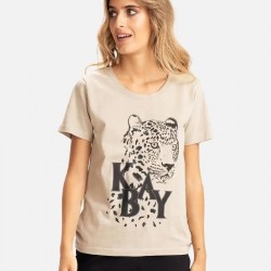 Kurzärmeliges T-Shirt aus Baumwolle - Ann Gorts