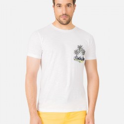 Kurzärmeliges T-Shirt aus Baumwolle - Corona