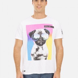 Baumwoll-T-Shirt mit kurzen Ärmeln - Doggy
