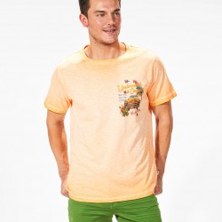 Herren T-Shirt mit kurzen Ärmeln aus Baumwolle - Trupo