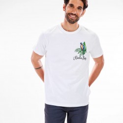 Kurzarm-T-Shirt aus Baumwolle für Männer - Calao